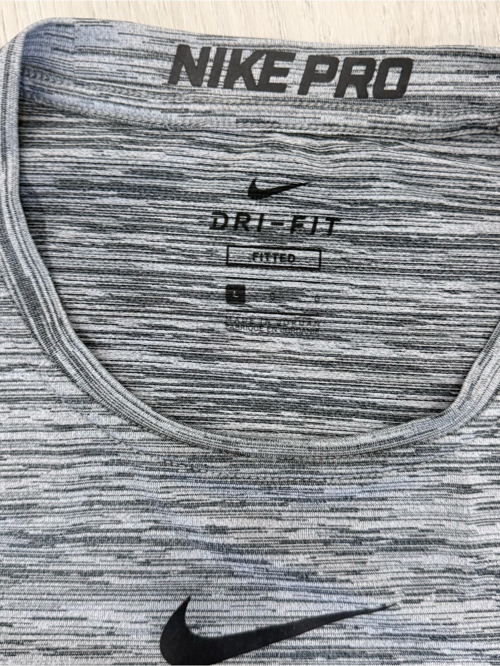 Under Armour & Nike Men's Grey Performance T-Shirts - Two-Pack - Picture 6 of 8